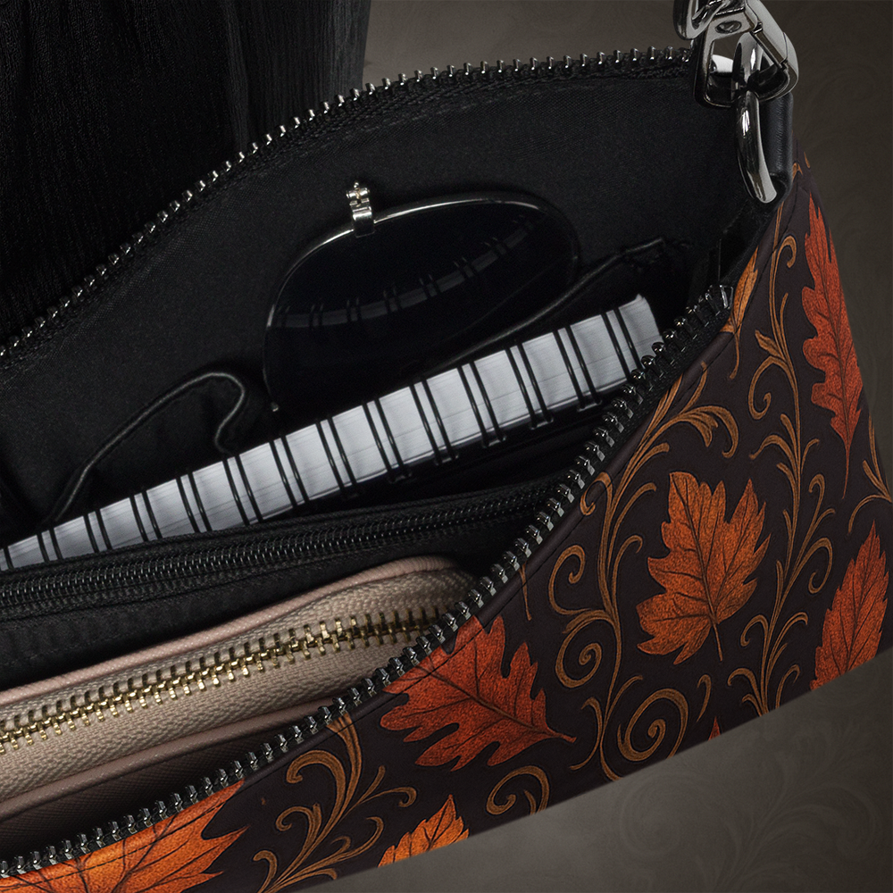 Fall Autumn Leaf Crossbody Bag