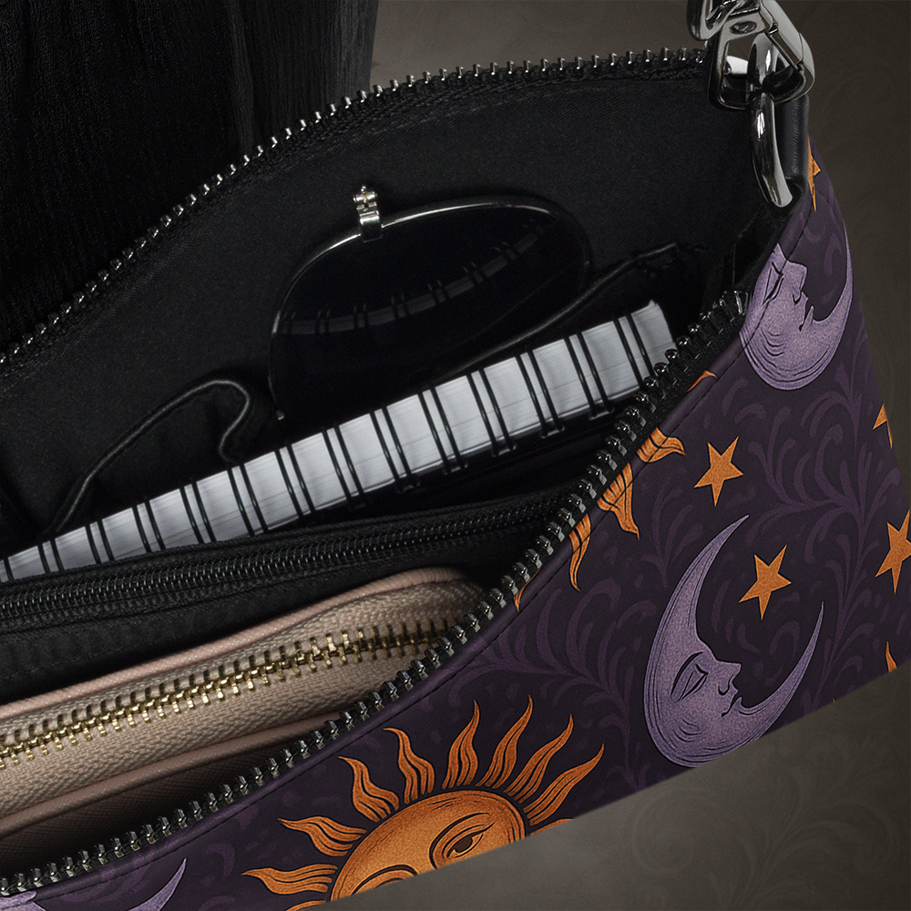 Whimsigoth Celestial Crossbody Bag