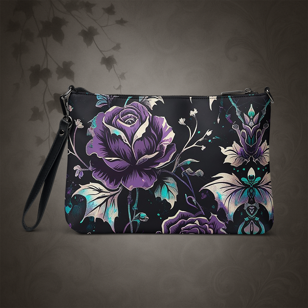 Gothic Rose Crossbody Bag