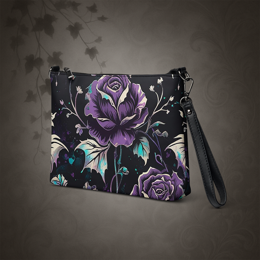 Gothic Rose Crossbody Bag