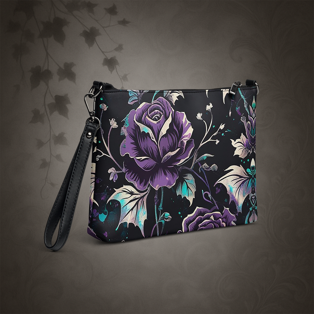 Gothic Rose Crossbody Bag