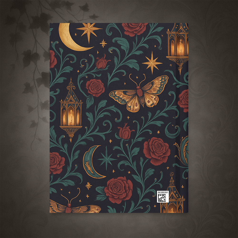 Whimsigoth Lantern Moth Hardcover Journal