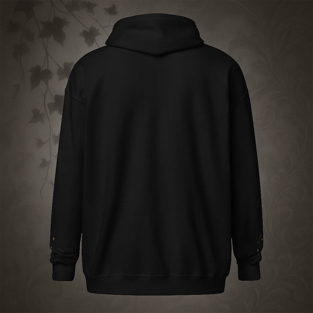 Mystical Blue Dragon Zip-Up Hoodie
