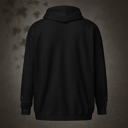 Mystical Blue Dragon Zip-Up Hoodie