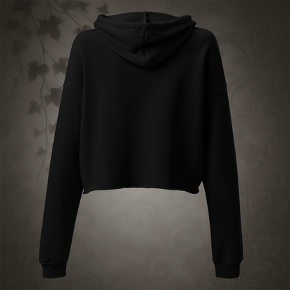 Graveyard Chic Crop Hoodie