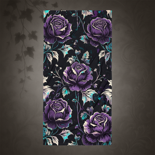 Gothic Rose Bath Towel