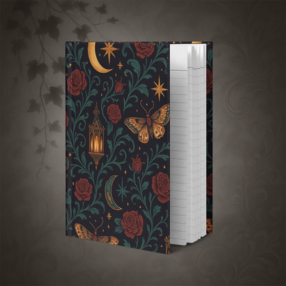 Whimsigoth Lantern Moth Hardcover Journal