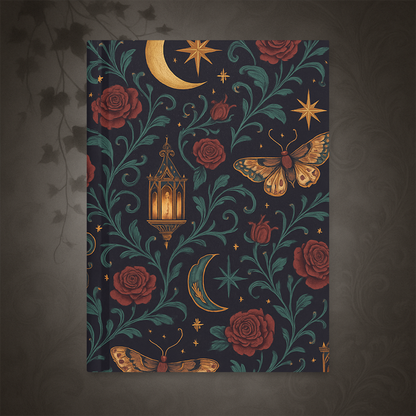 Whimsigoth Lantern Moth Hardcover Journal