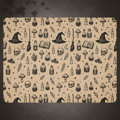 Witchcore Gothic Skull Sherpa Blanket