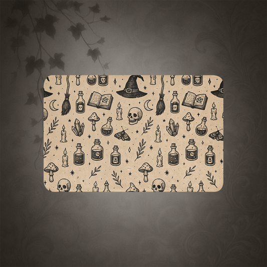 Witchcore Gothic Skull Sherpa Blanket